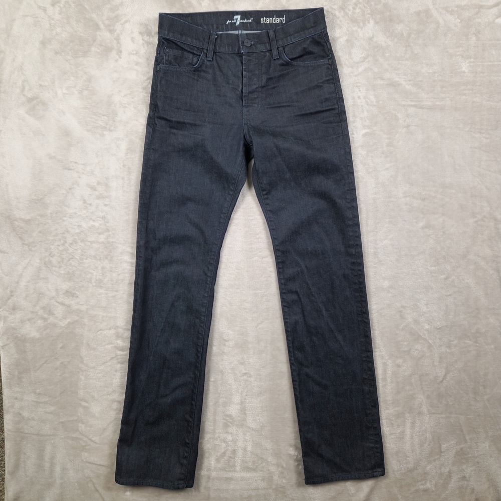 7 For All Mankind Standard Straight Dark Blue Men's Jeans Size 29